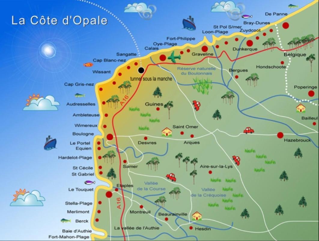 L'Osmose Daire Coulogne Dış mekan fotoğraf